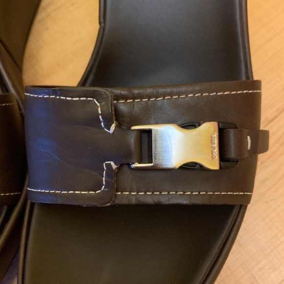 Like New!  Prada leather sandals - Picture 2 of 12